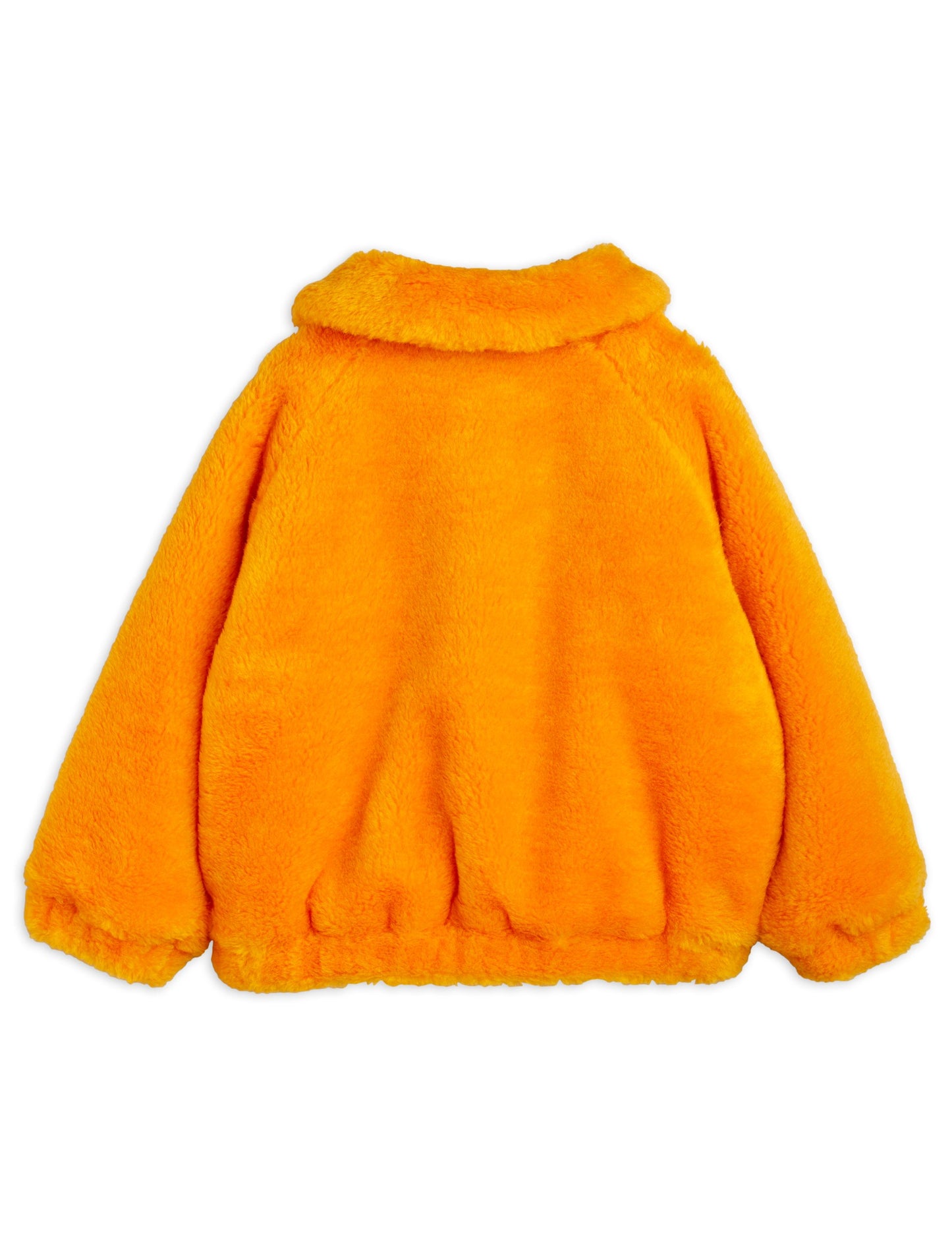 Faux Fur Aviator Jacket Yellow