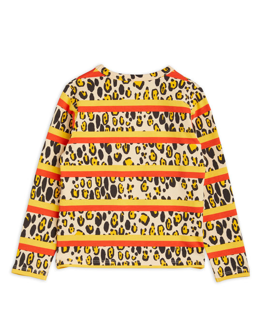 Leopard Stripe aop LS Tee