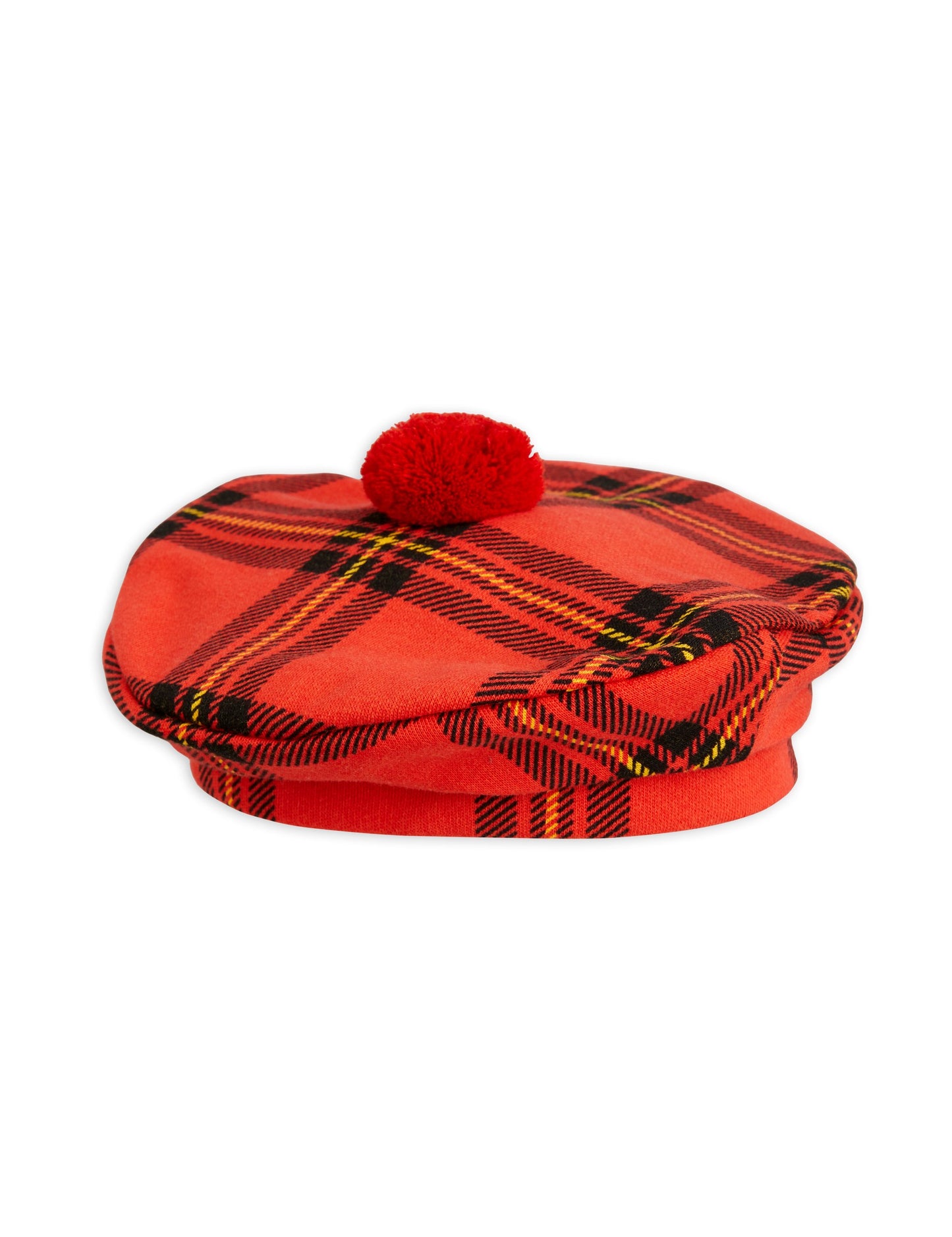 Check aop Beret Red