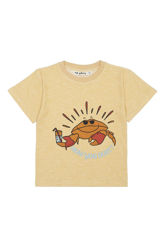 Asger T-shirt Jojoba Crab
