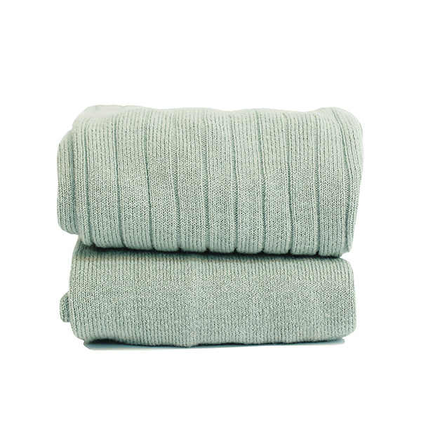 Wide Rib Basic Tights Dry Green