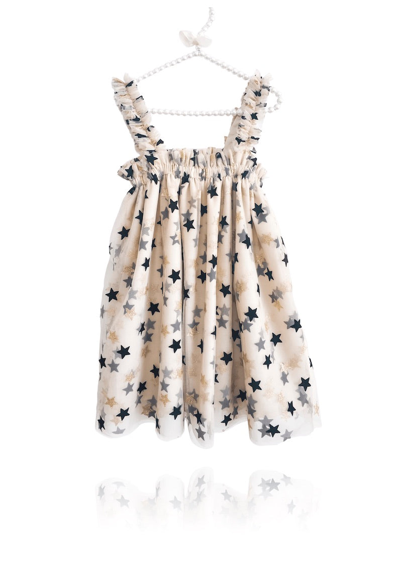 2 Way Tutu Dress Klänning Black Stars