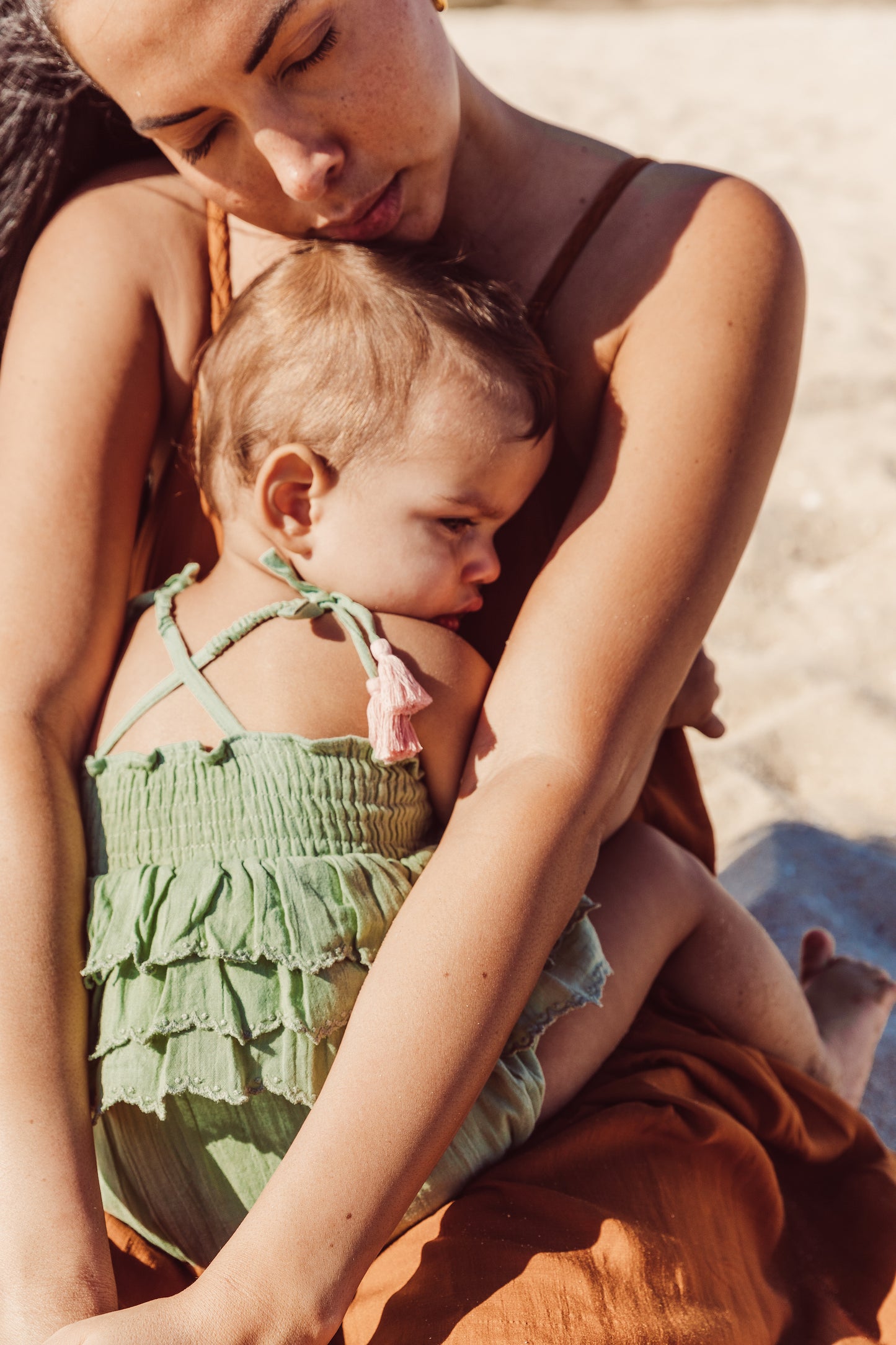 Emmaline Rompers Olive