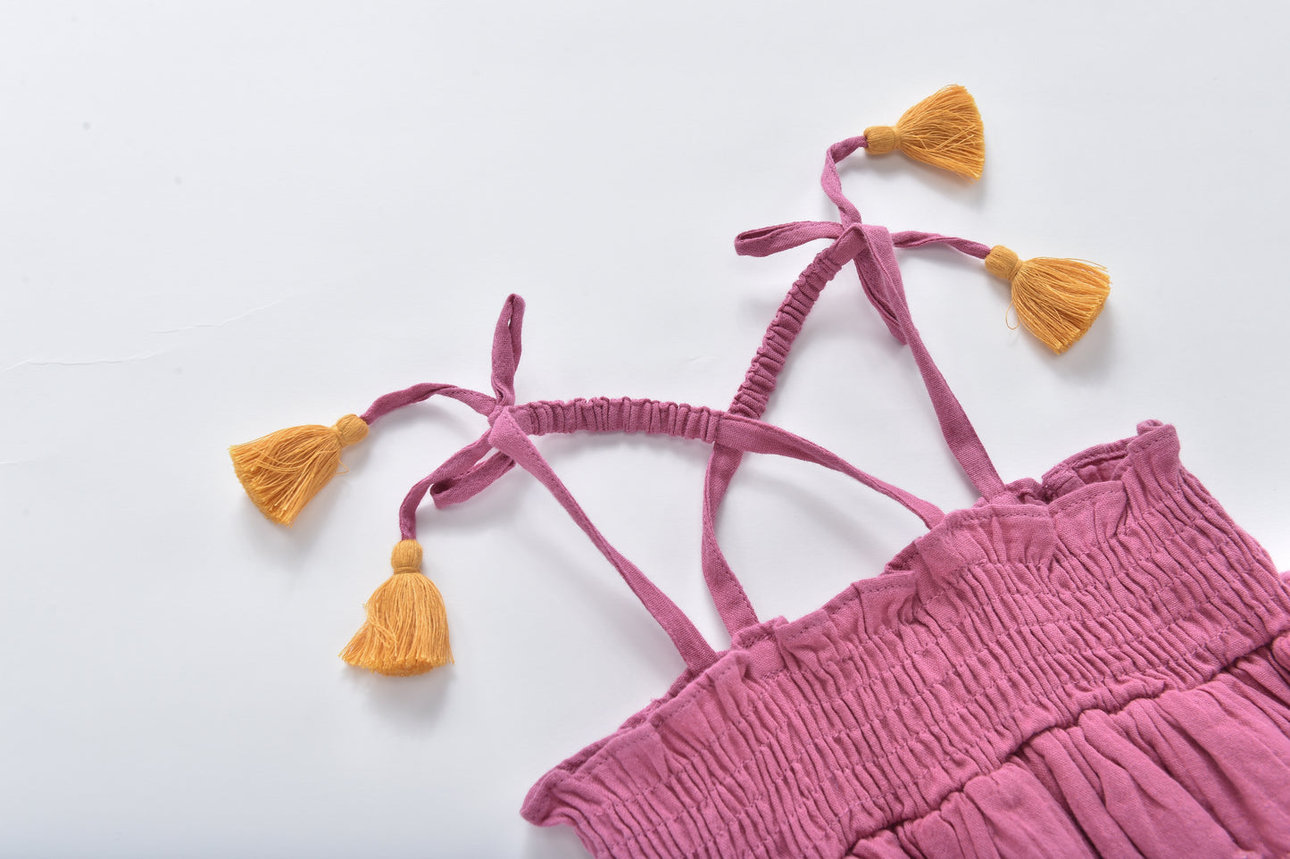 Emmaline Rompers Raspberry