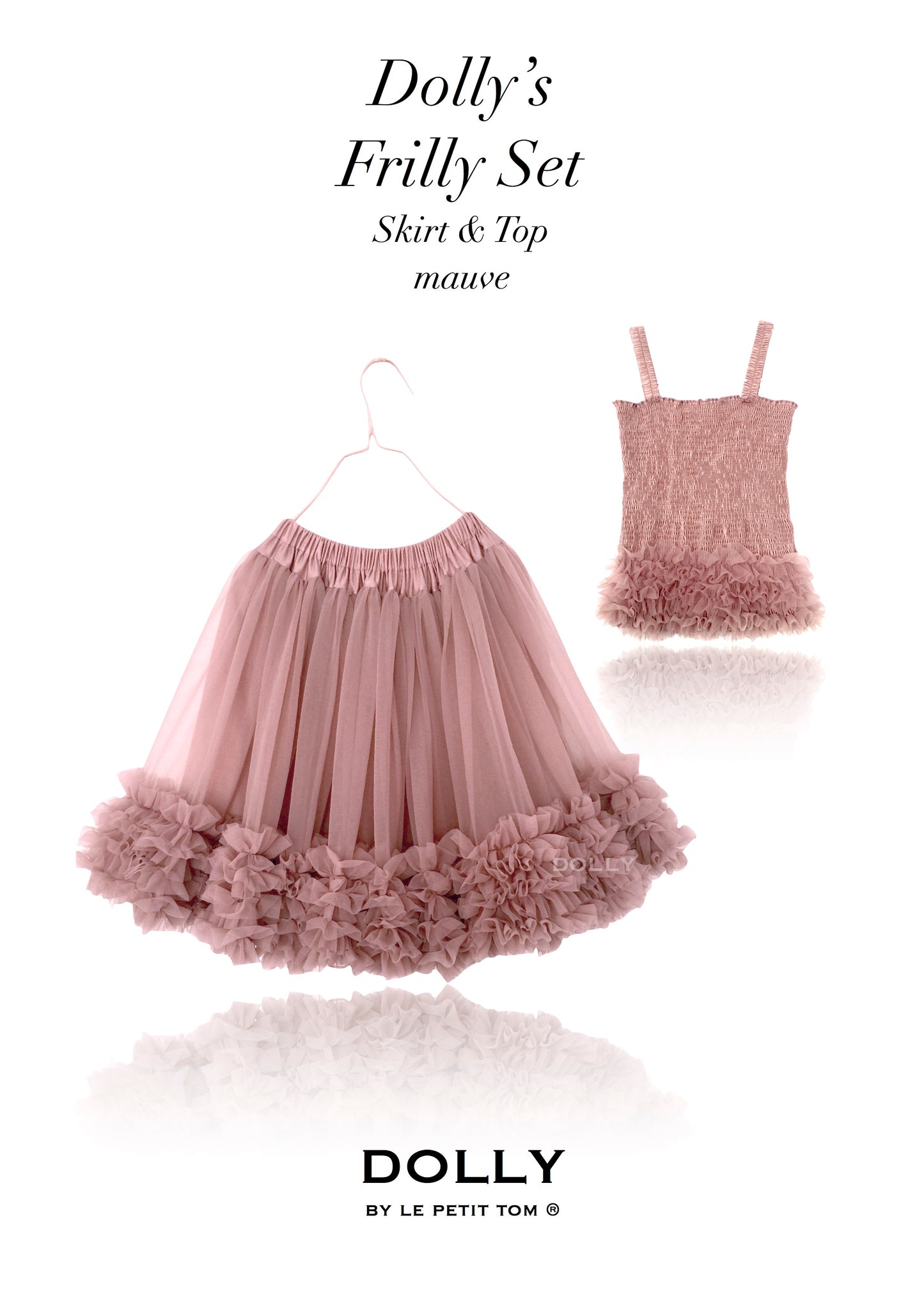 Frilly Skirt Kjol Mauve