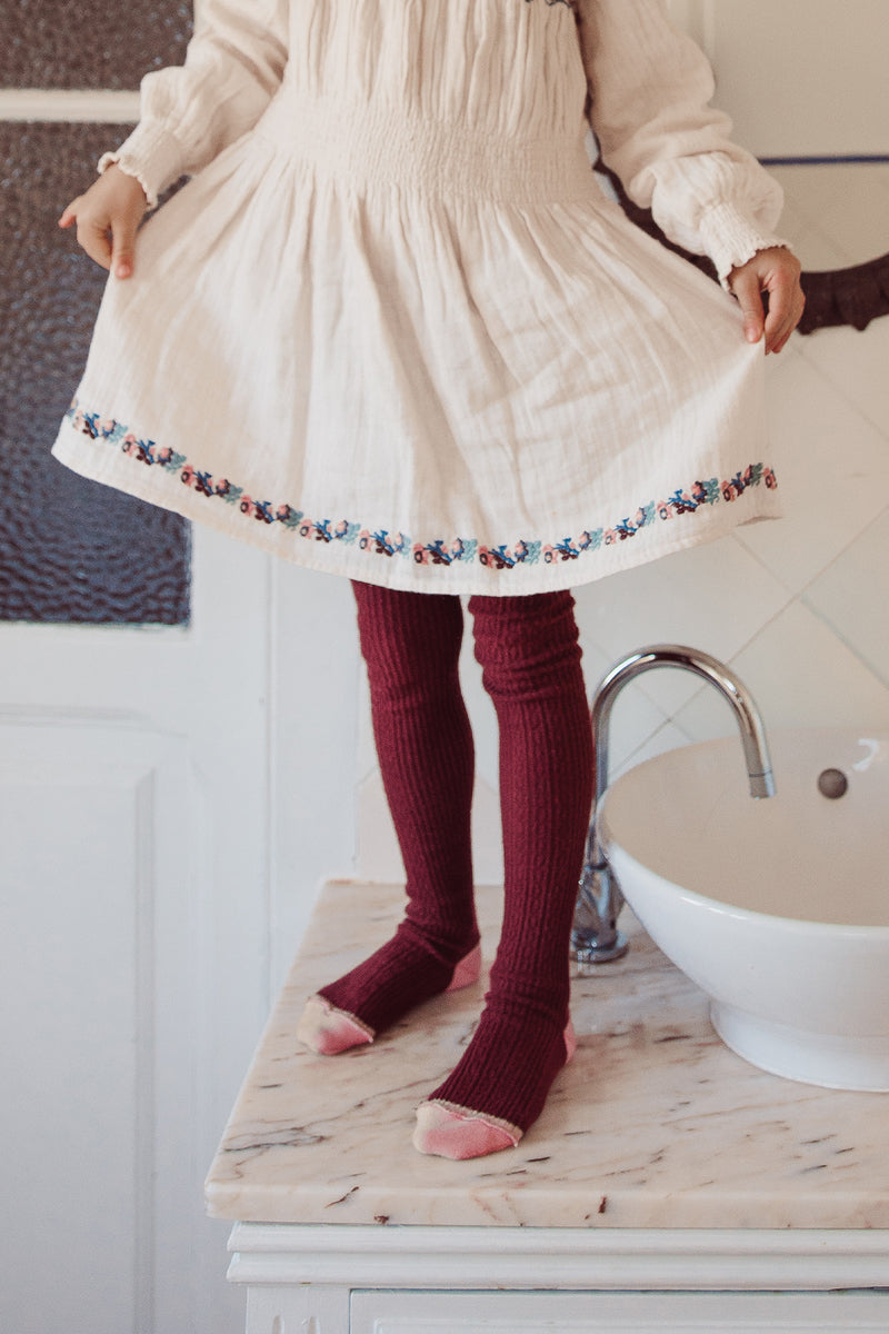 Chukata Tights Bordeaux