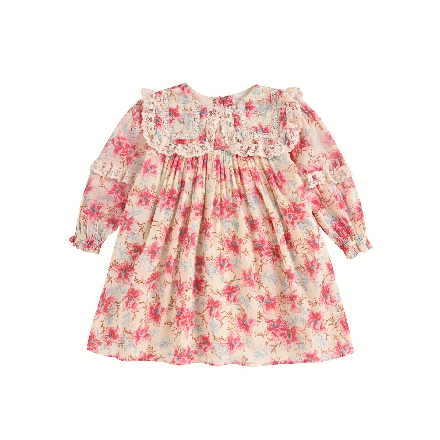 Arinola Dress Raspberry Flowers