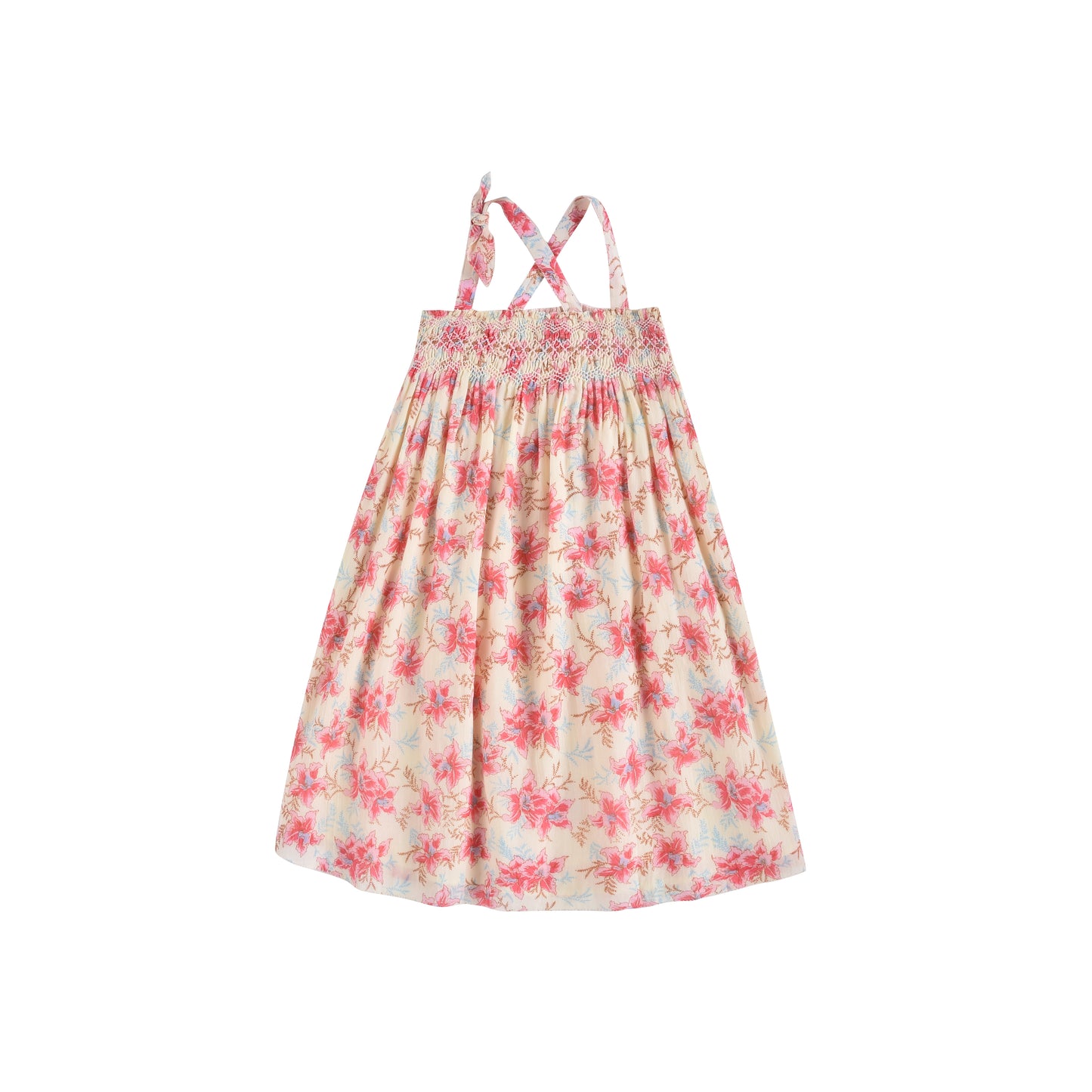 Marceline Dress Raspberry Flowers