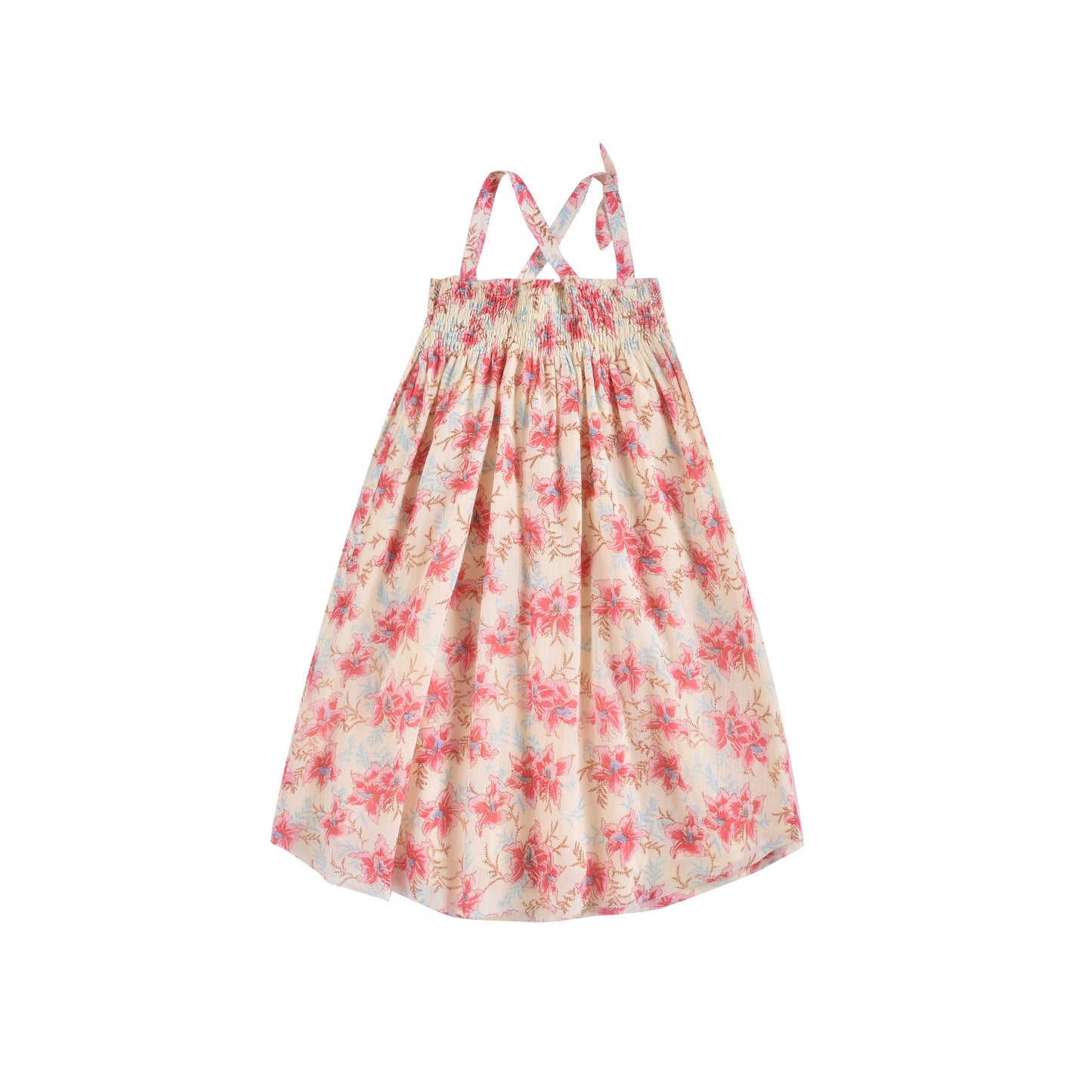 Marceline Dress Raspberry Flowers