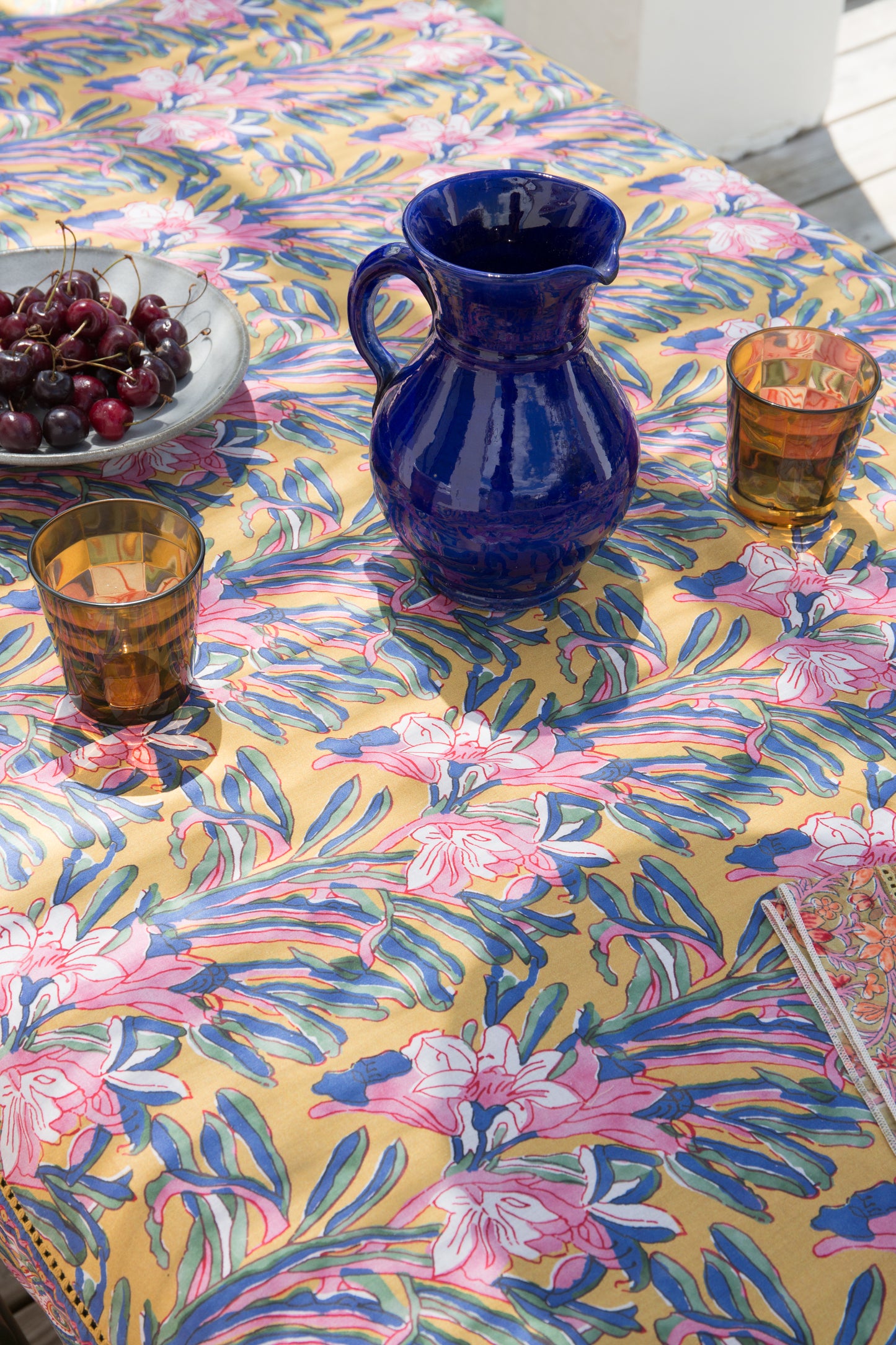 Carlotta Table Napkin set of 4 Honey Flowers
