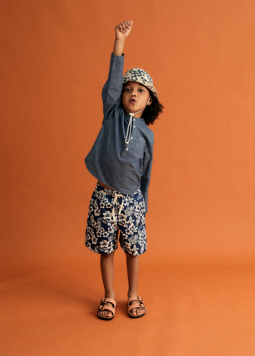 Hibiscus Bermuda Print