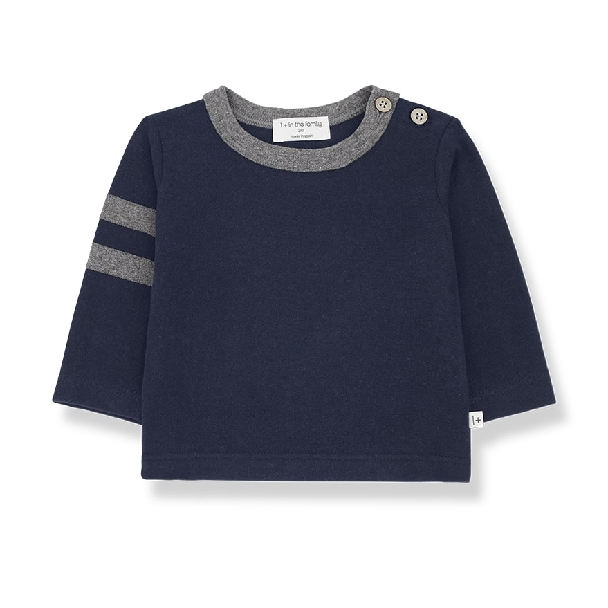 HUGO Long Sleeve T-Shirt Navy