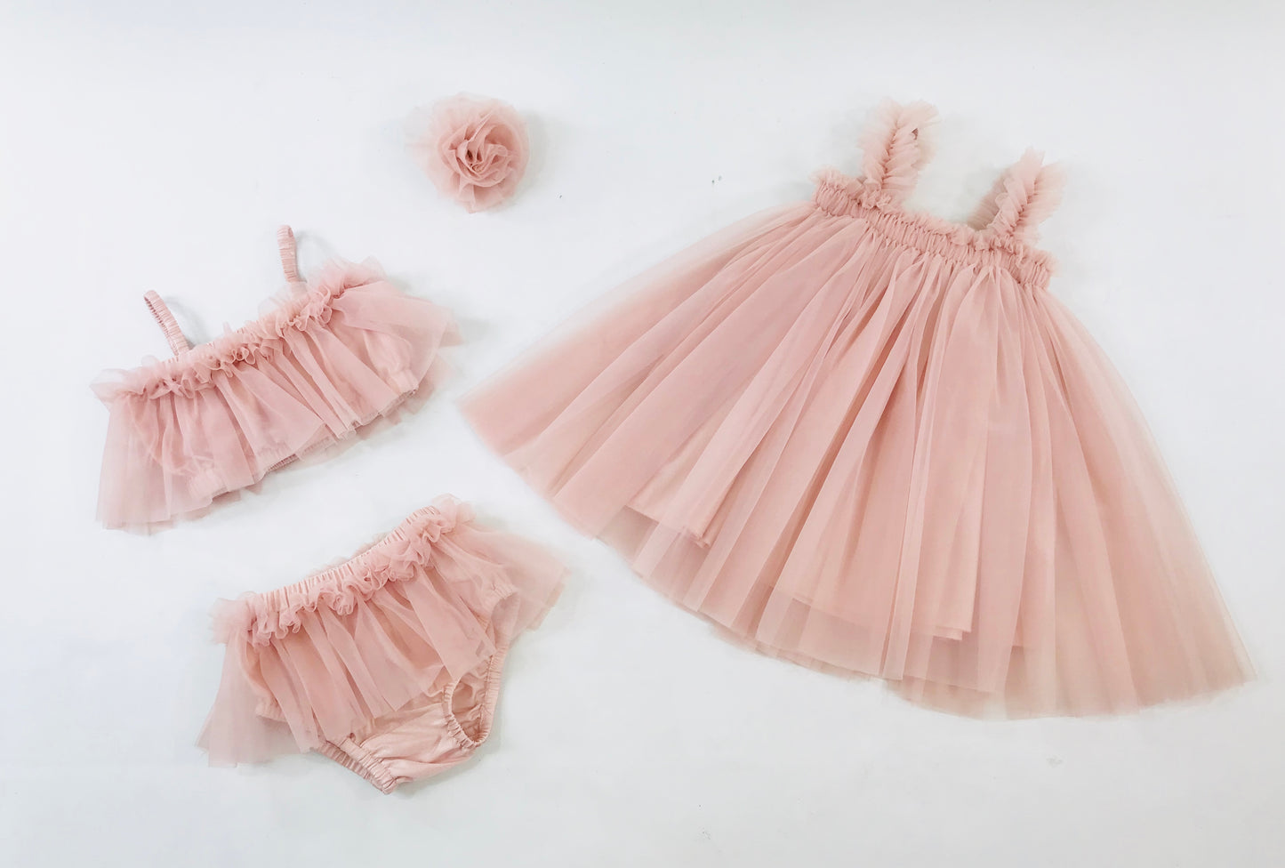 TUTU Dress Beach Cover up Klänning Ballet Pink
