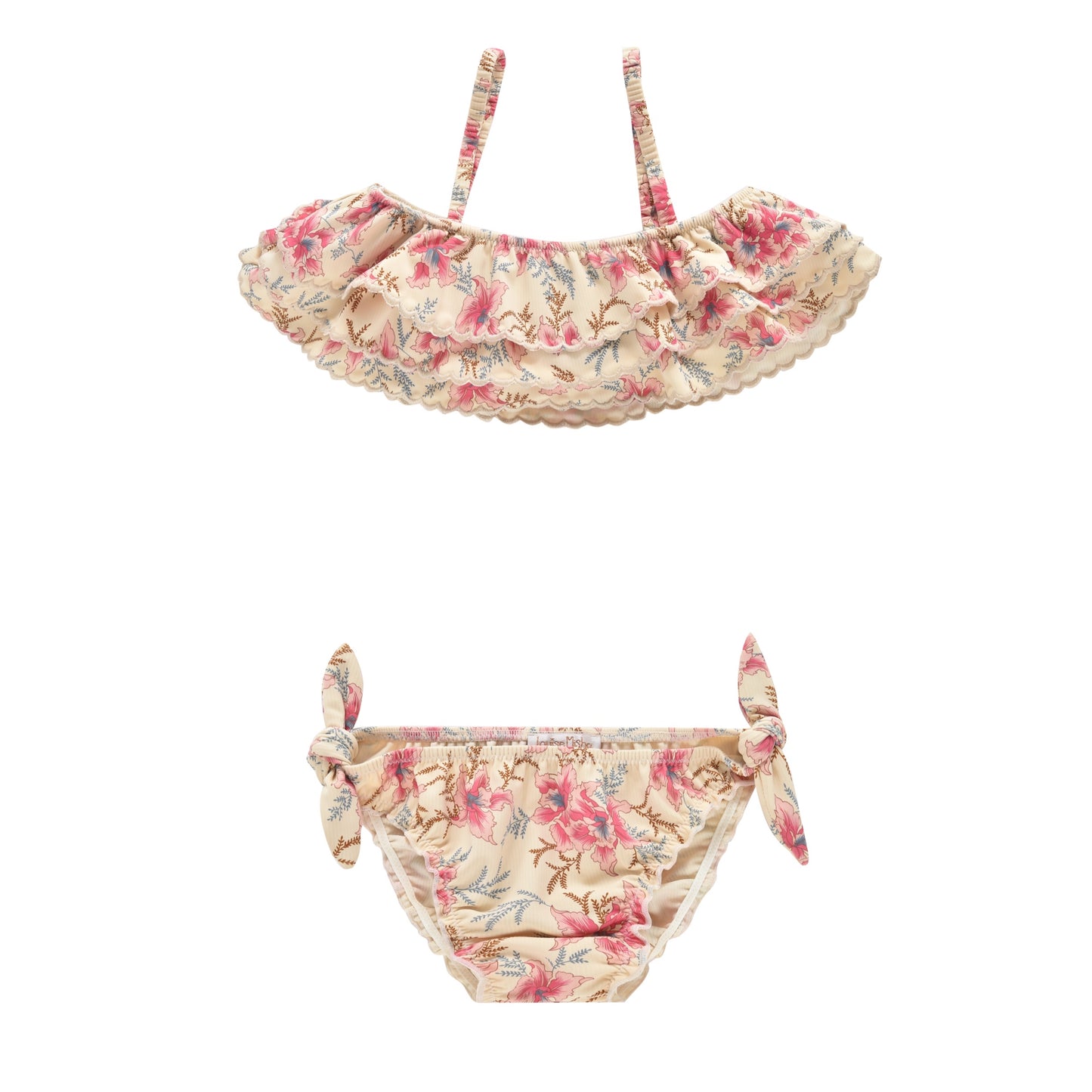 Zacata Bikini Set Raspberry Flowers