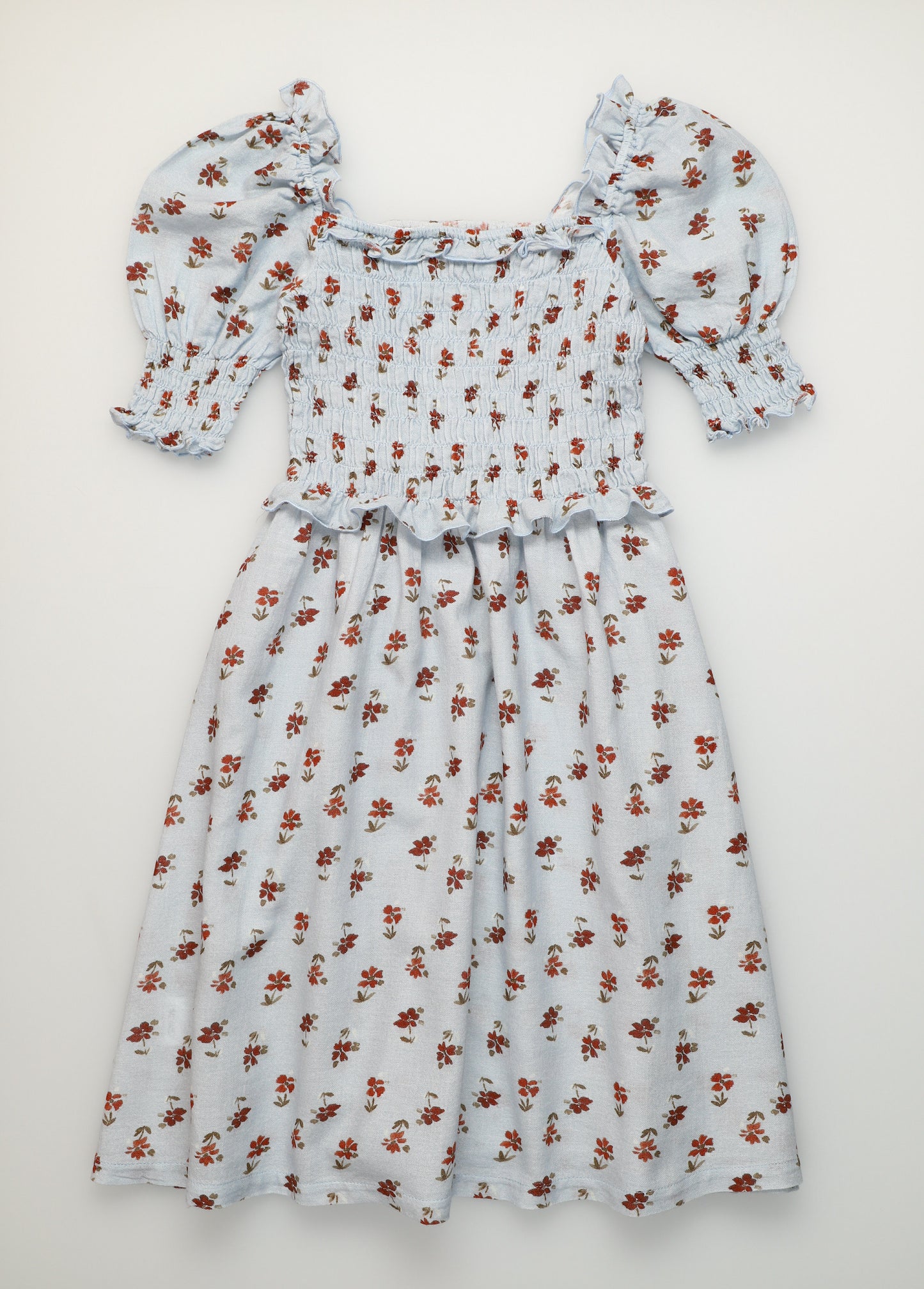 Jane Dress Soft Woven Daisy Flower