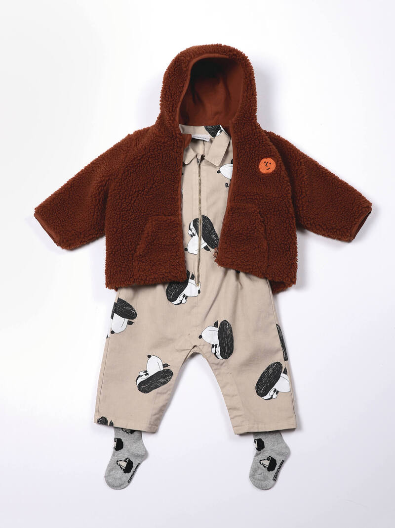 Doggie all over woven overall rainy day