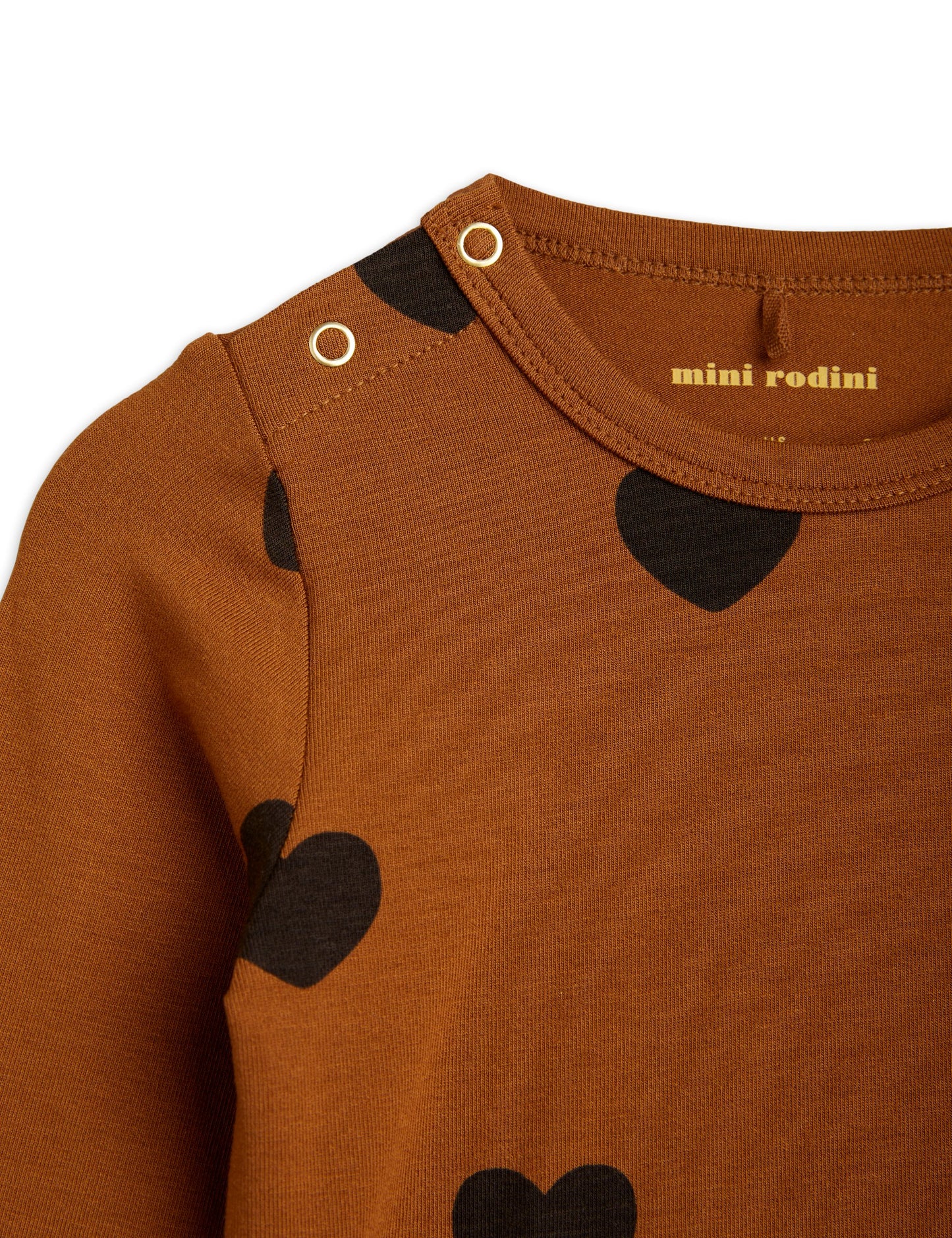 Basic Hearts Långärmad Body Brun