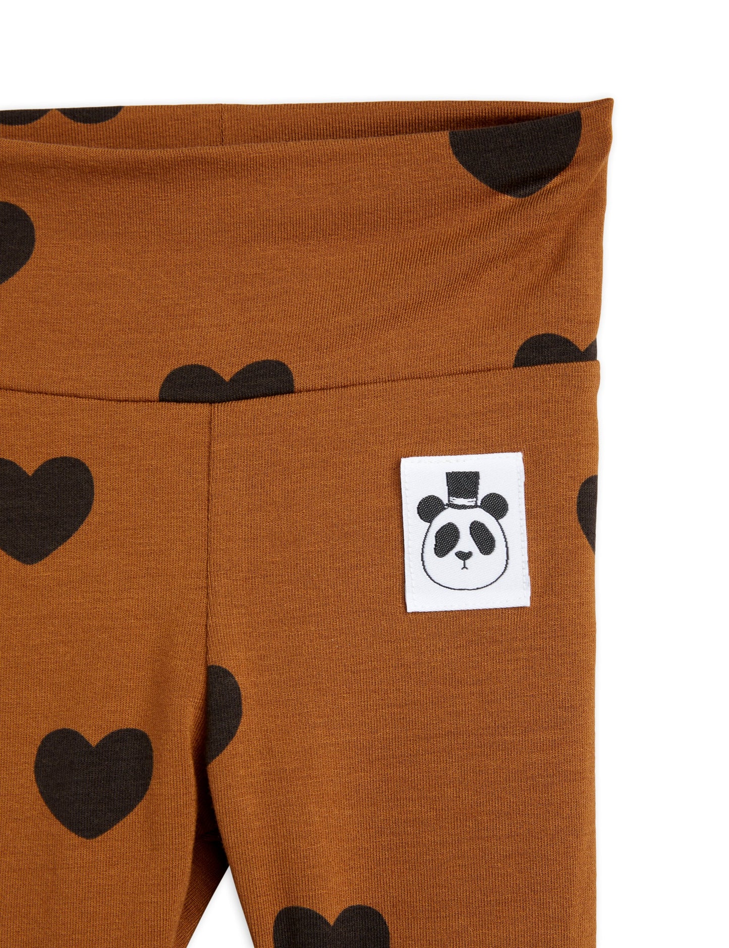 Basic Hearts Leggings Nyfödd Brun