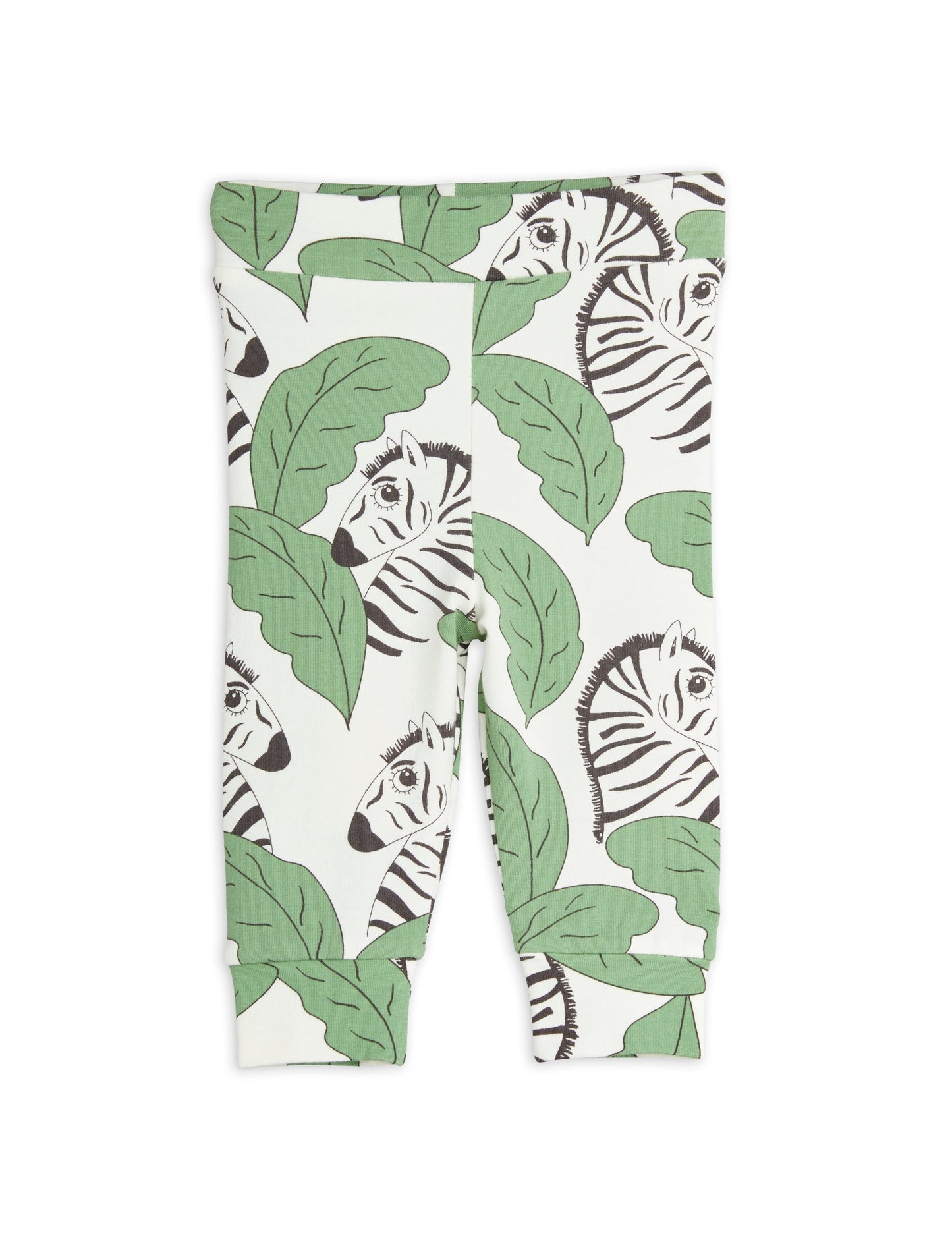Zebra leggings Nyfödd Grön