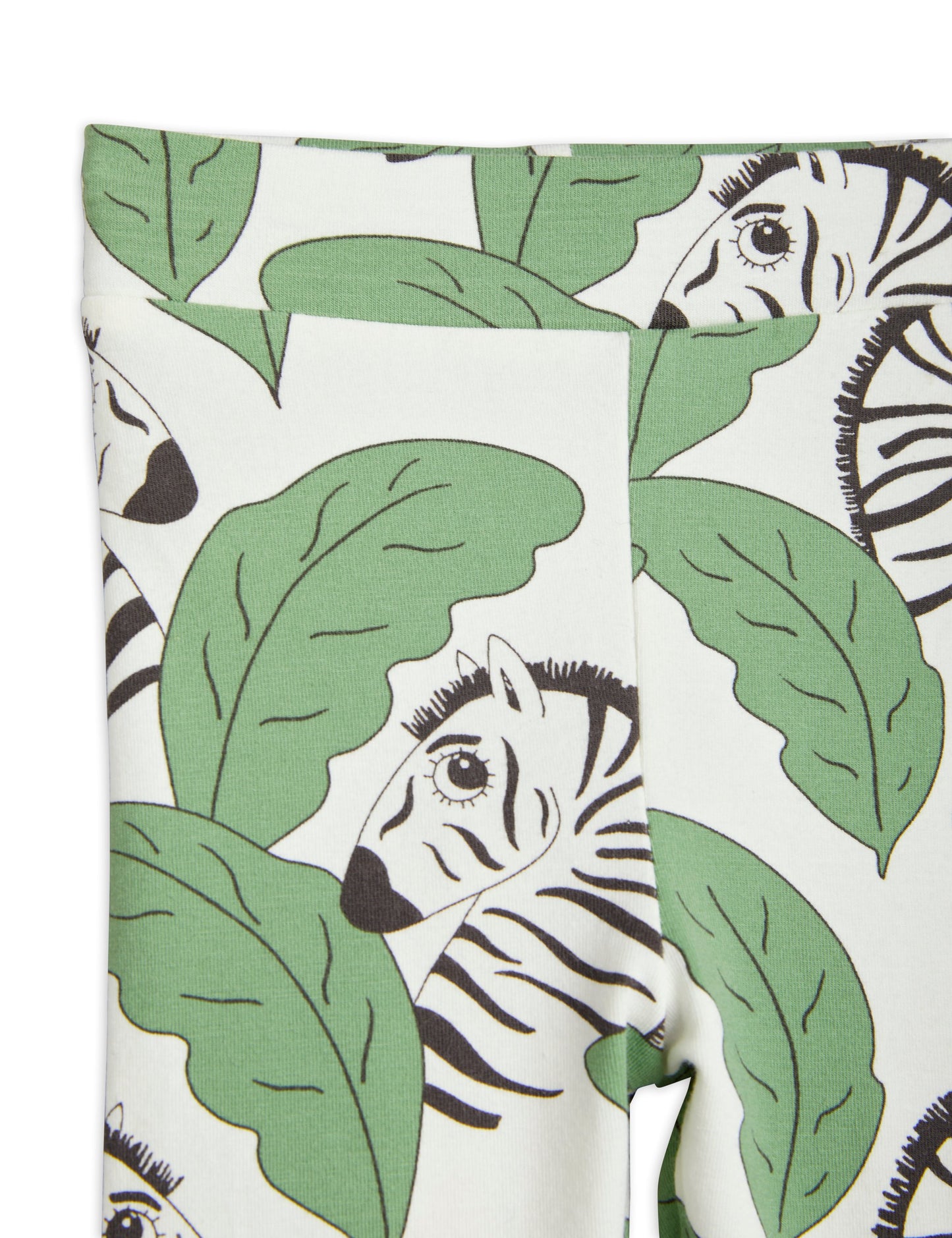 Zebra leggings Nyfödd Grön