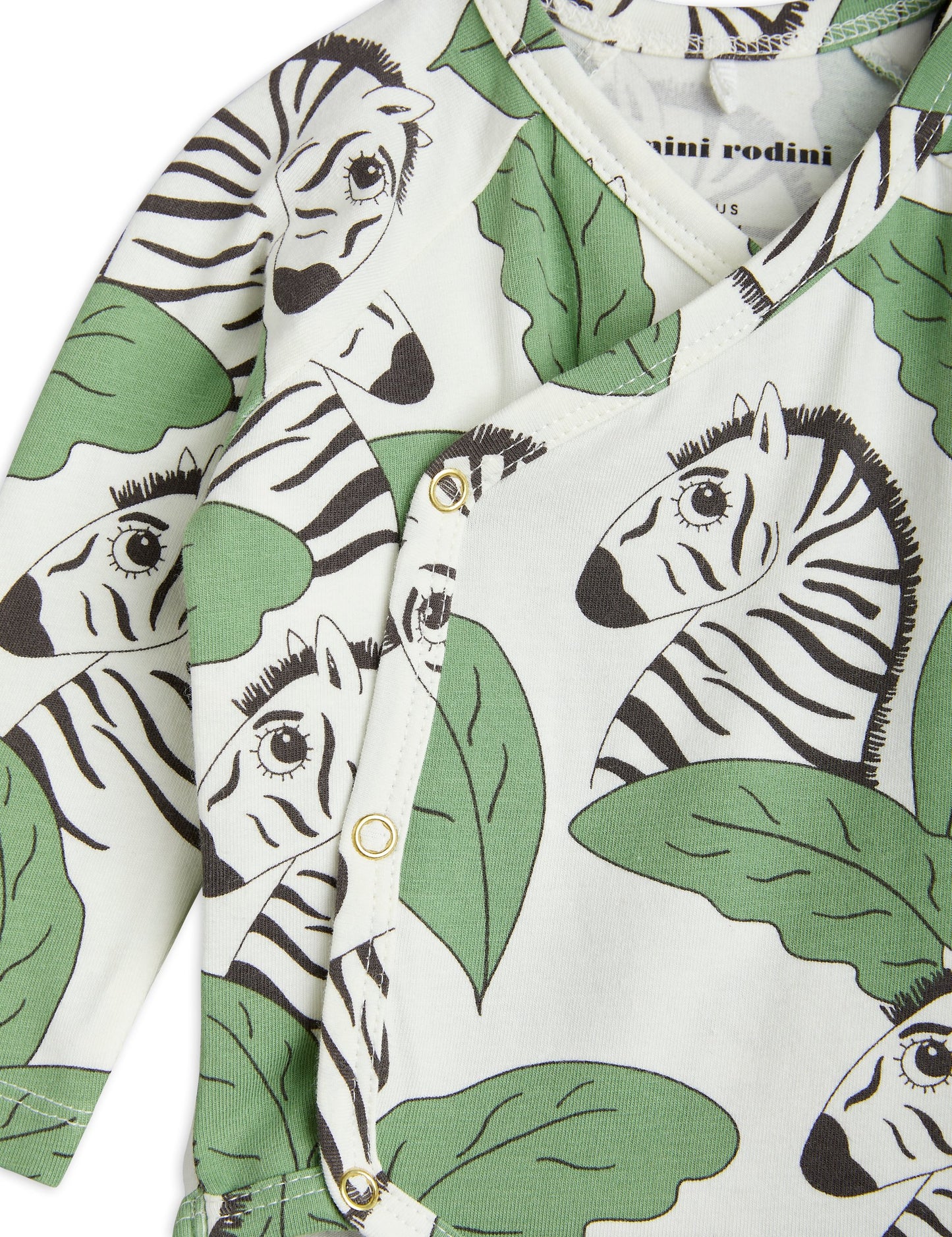 Zebra Omlottbody Grön