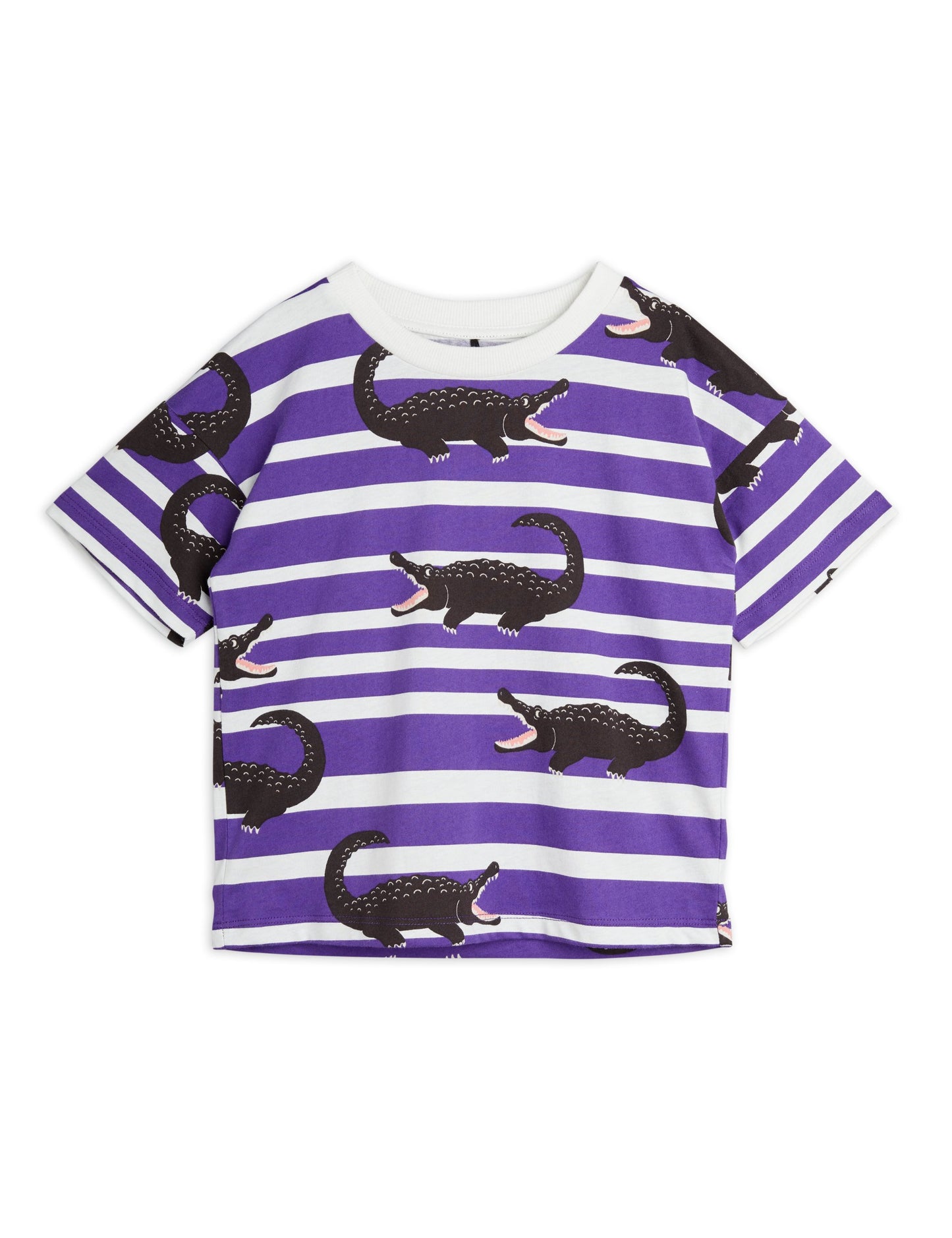 Crocodile Stripe T-Shirt Lila