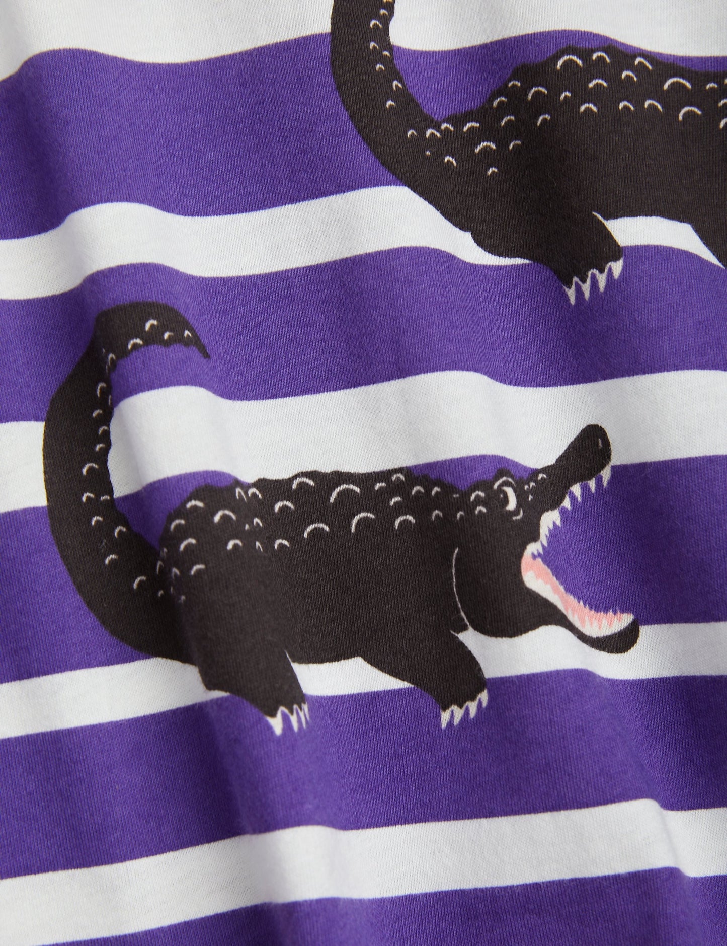 Crocodile Stripe T-Shirt Lila