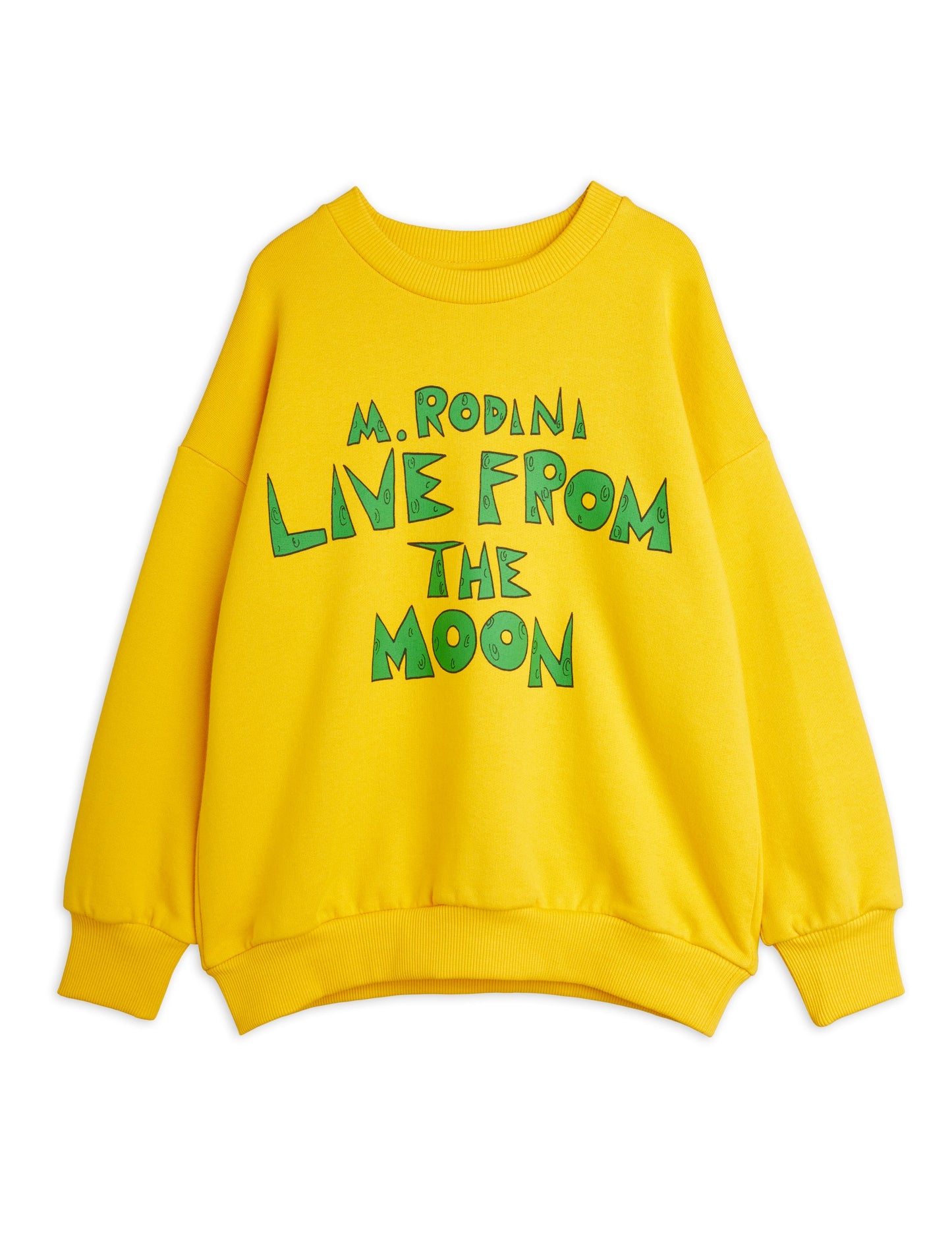 Live From The Moon Sweatshirt Yellow