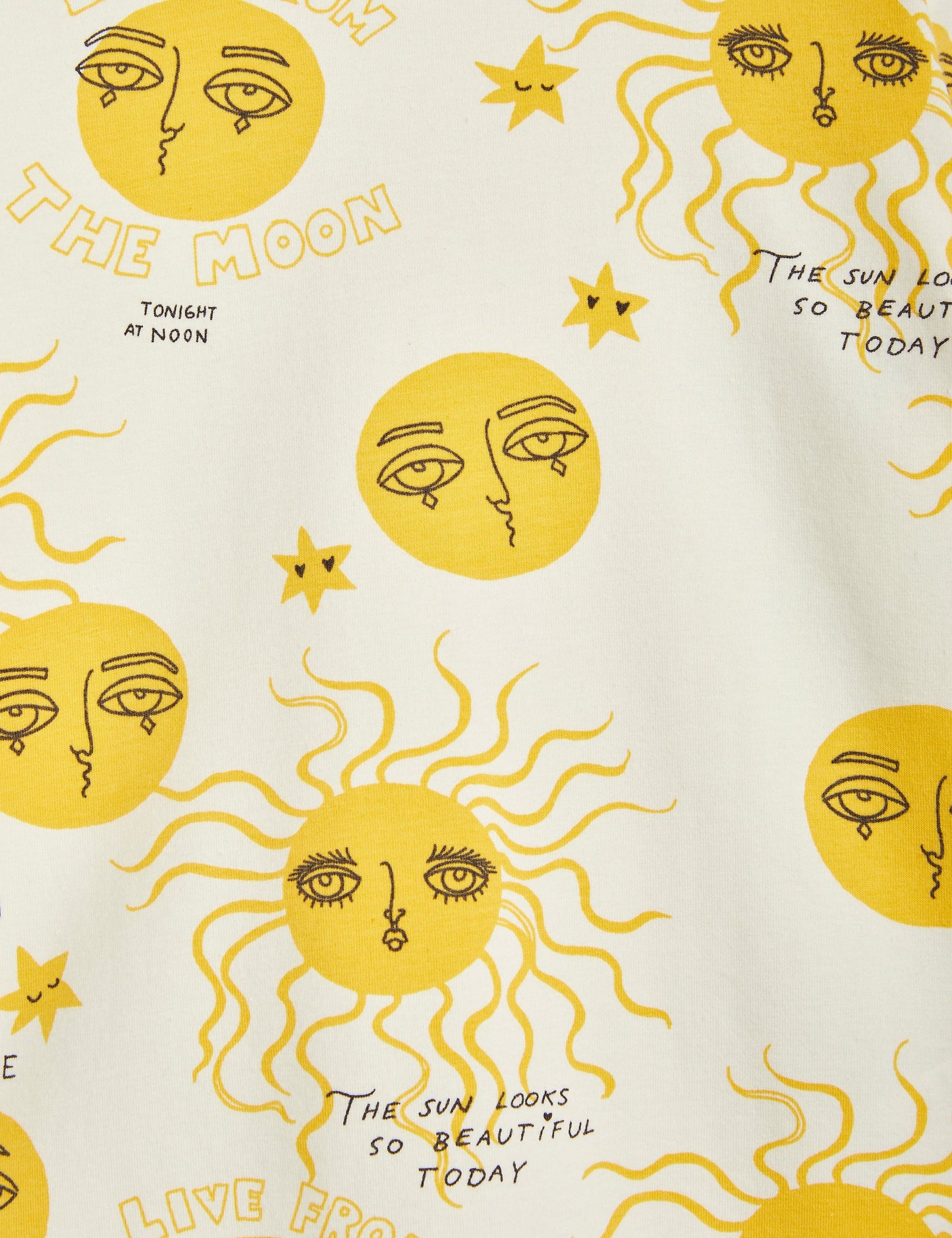 Moon And Sun Leggings Yellow