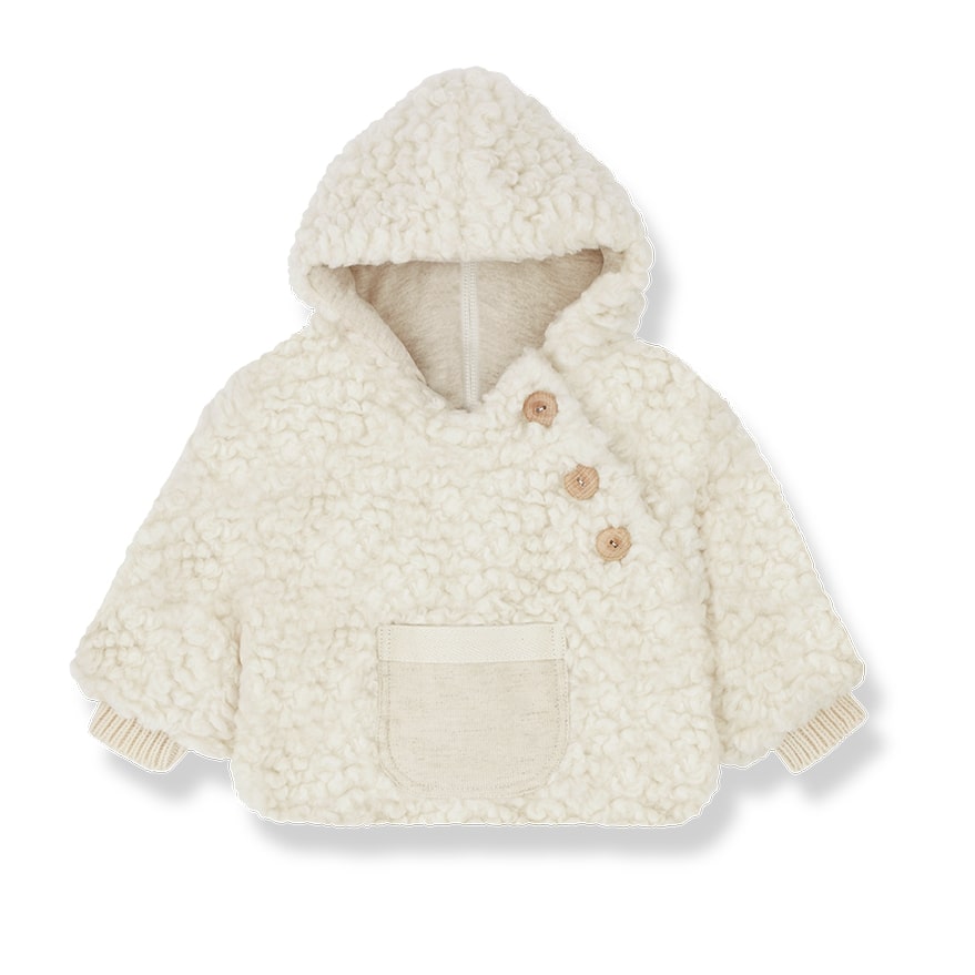 PASCALE Polar Coat Newborn Ecru
