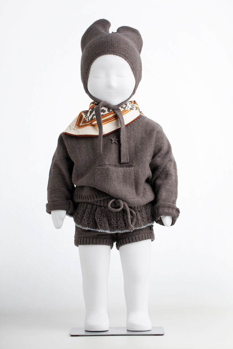 Knited Baby Jersey dark grey