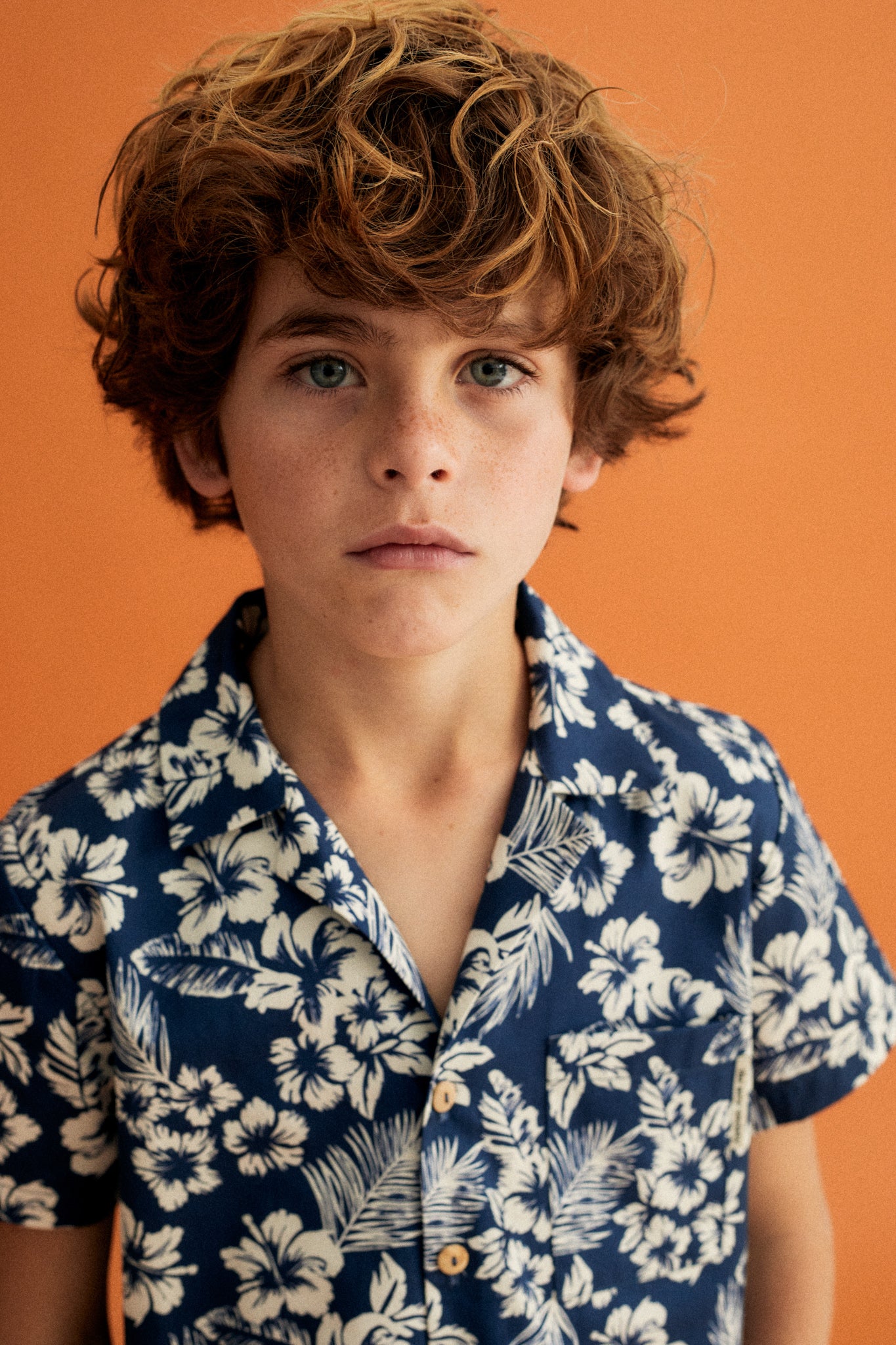 Hibiscus Boy Shirt Print