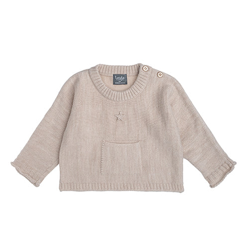 Knited Baby Jersey off-white