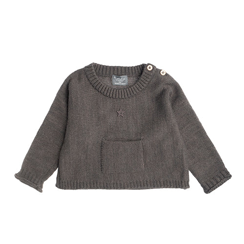 Knited Baby Jersey dark grey