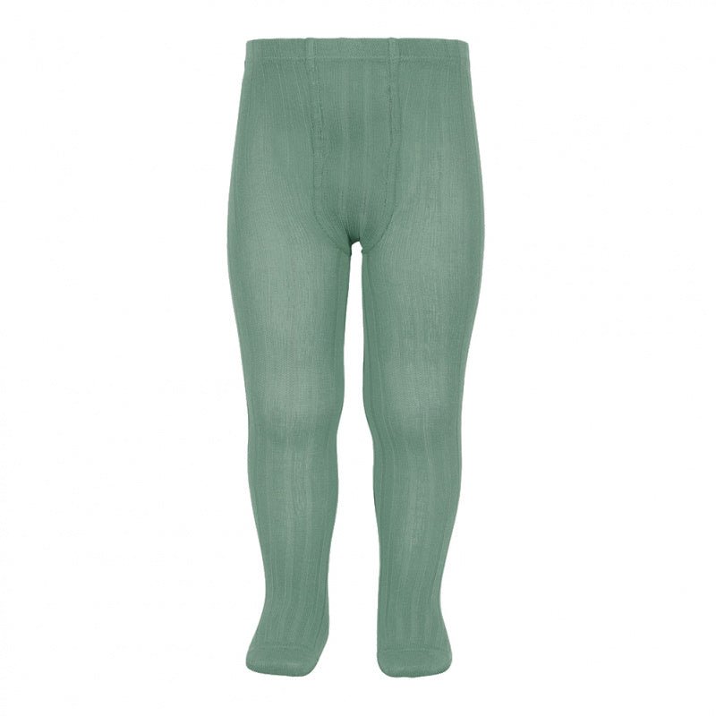Wide Rib Basic Tights Jade