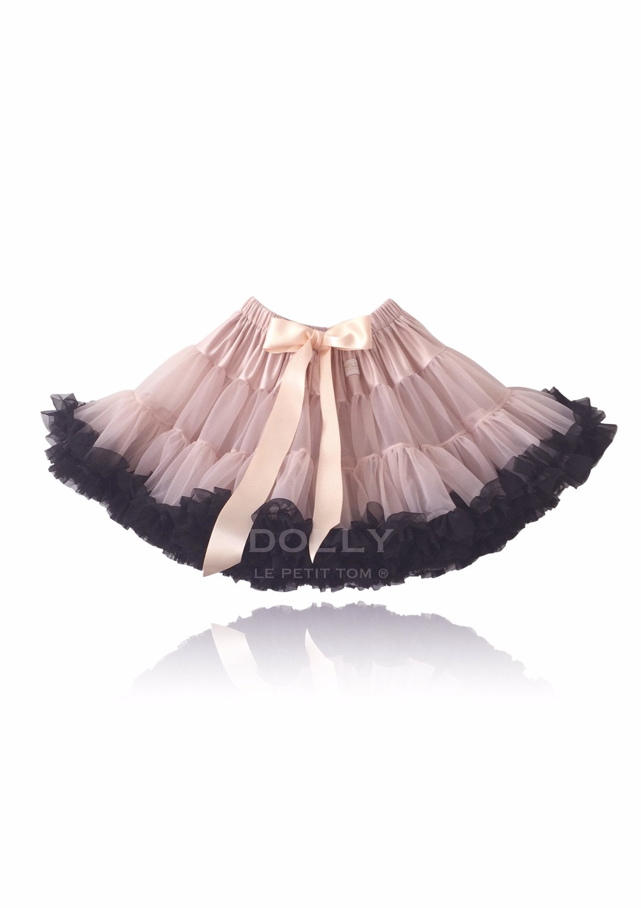 Queen Of Contrast Pettiskirt Kjol Pink With Black