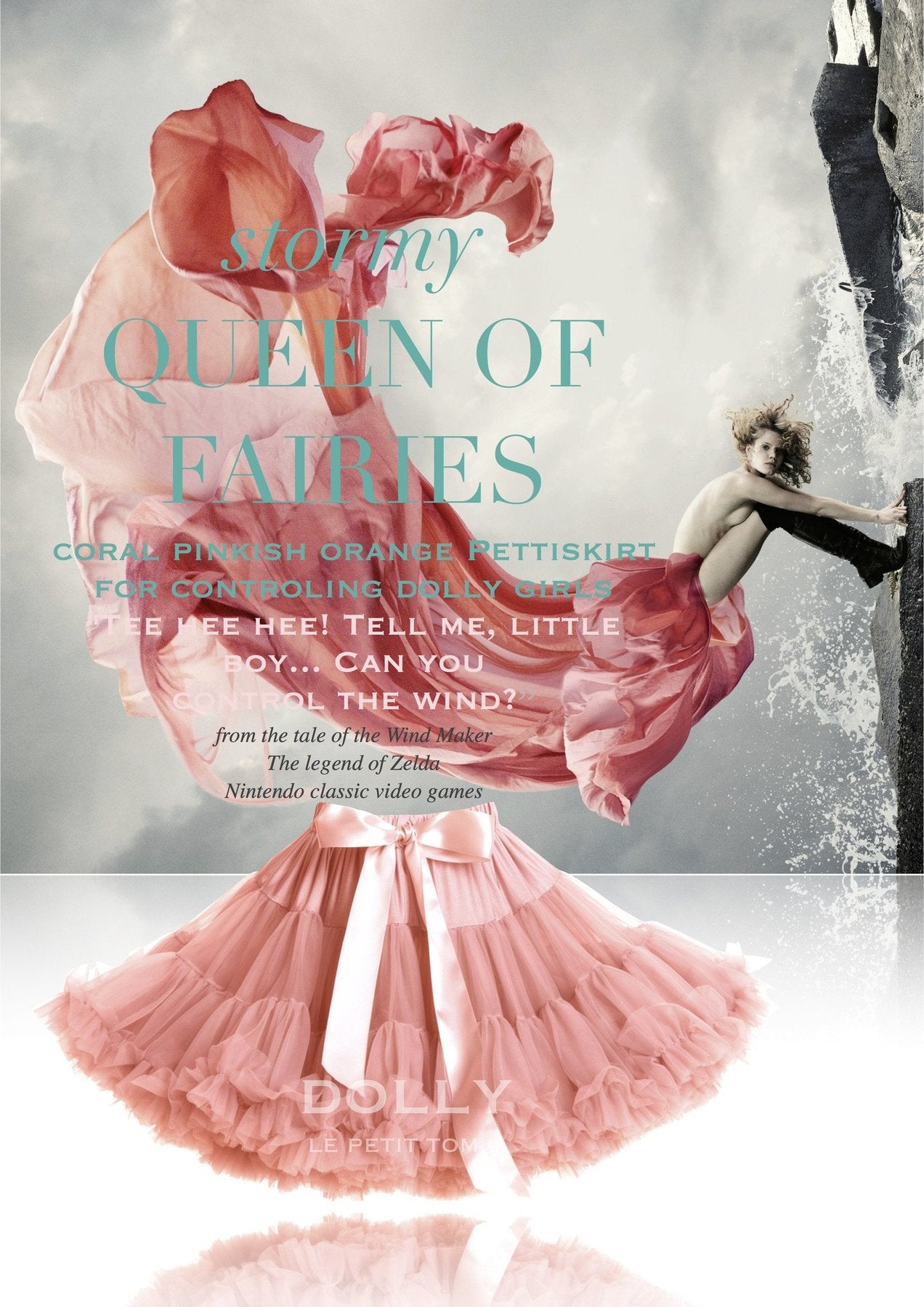 Queen Of Fairies Pettiskirt Kjol Coral