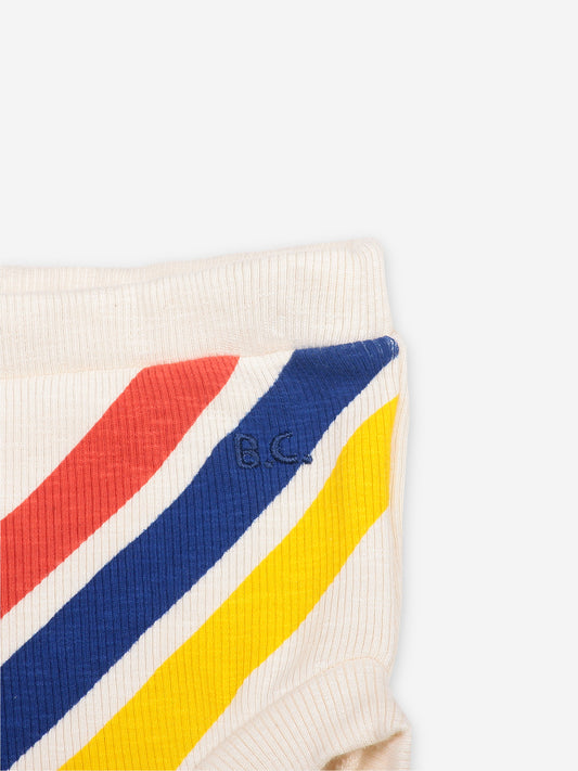 Crosswise Stripes Culotte