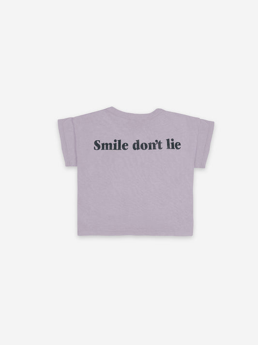 Big Smile Lila Short Sleeve T-shirt