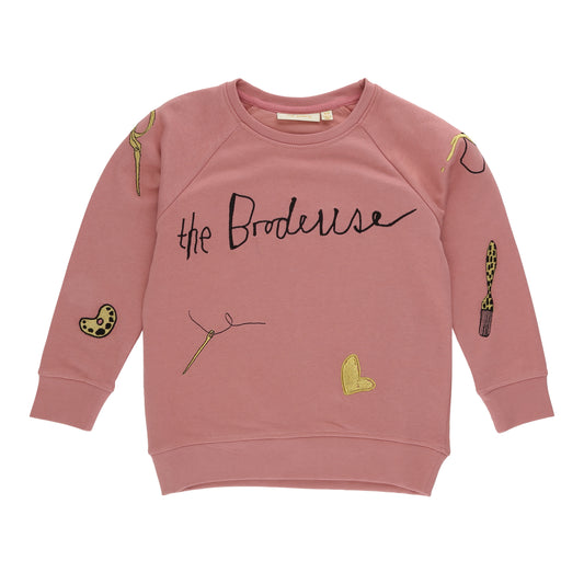 Chaz Sweatshirt Rosette Brodeuse