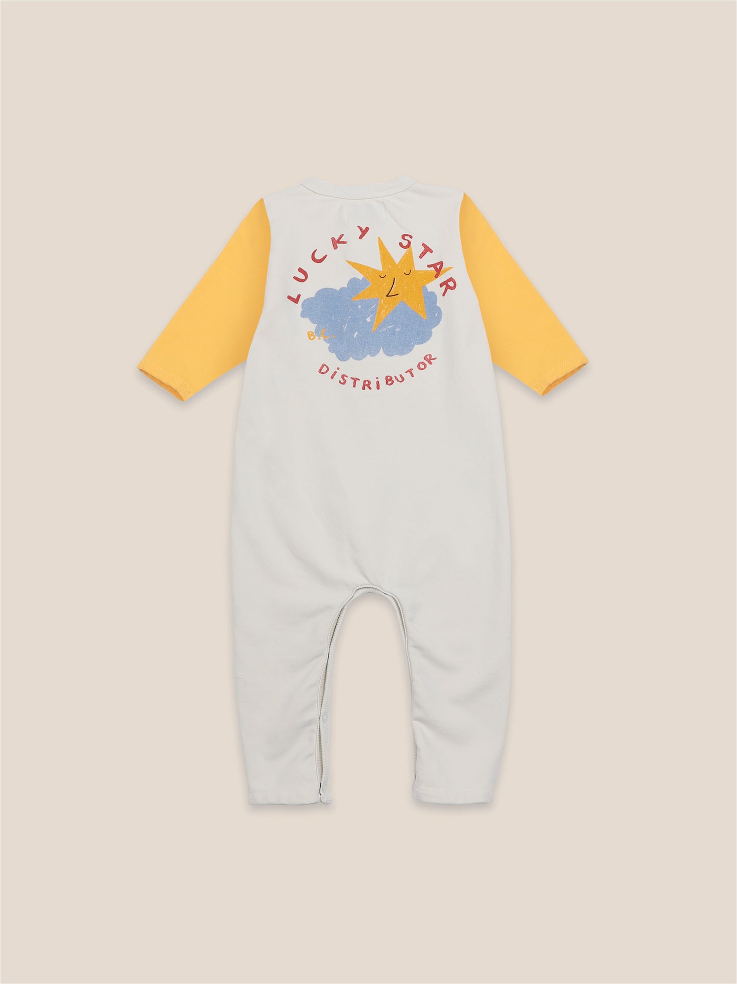 Lucky Star Patch Fleece Overall