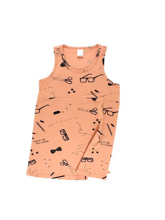 Tailor's SL Dress Nude/Dark navy