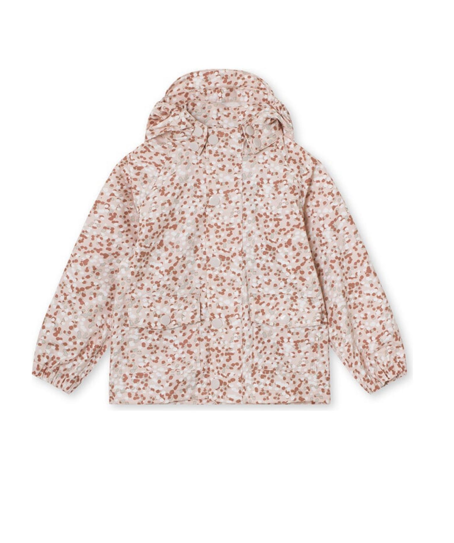 Julien Rain Jacket Print Almost Mauve