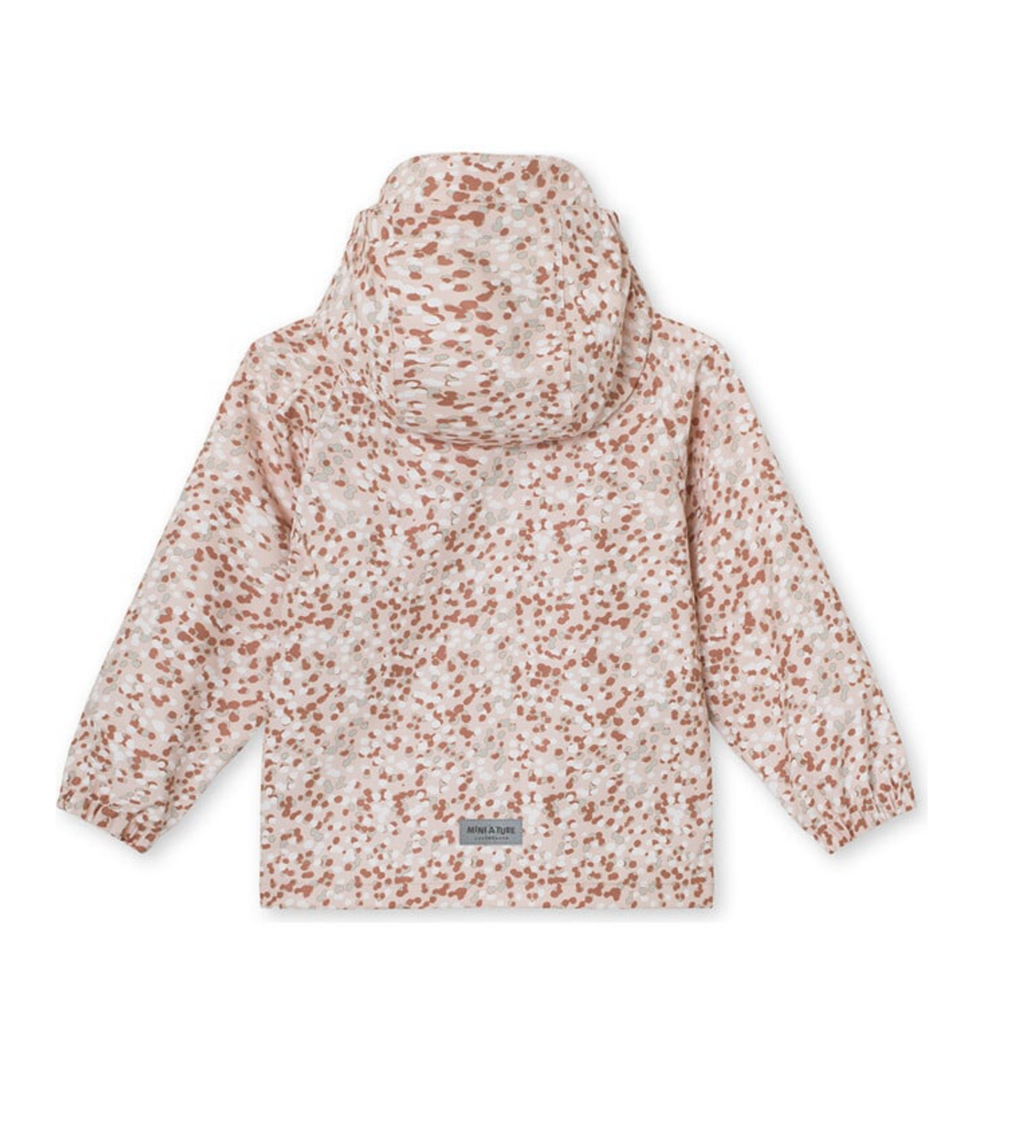 Julien Rain Jacket Print Almost Mauve