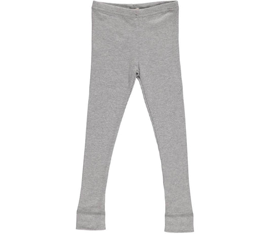 Leg, Leggings - Grey Melange