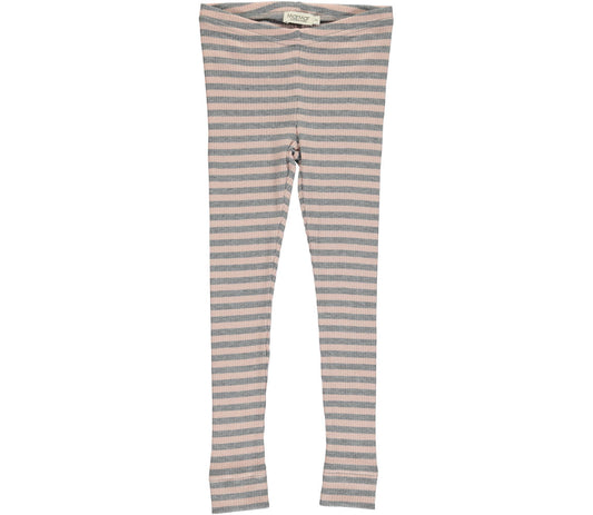 Leg, Leggings - Rose/Grey Melange