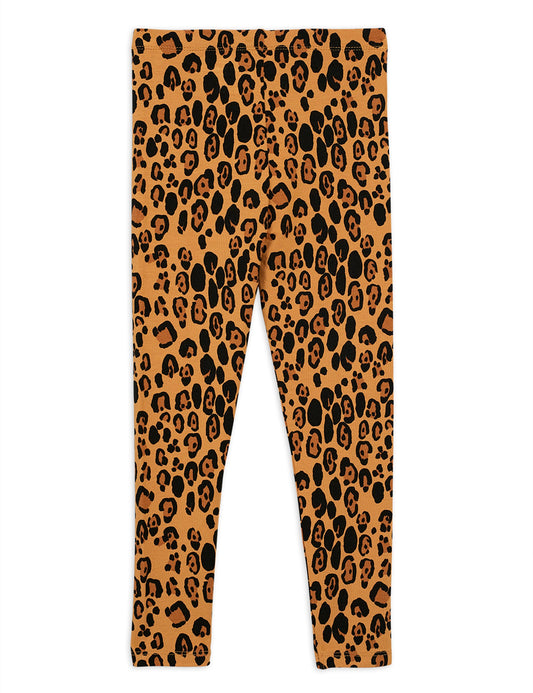 Basic Leopard Leggings Beige