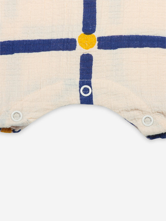 Cube All Over Woven Playsuit