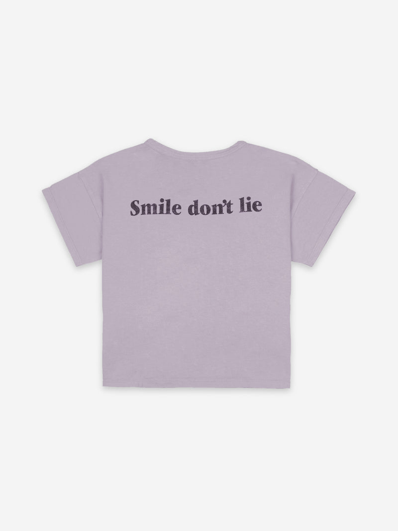 Big Smile Lilas Short Sleeve T-shirt