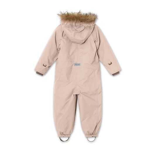 Wisti Snowsuit Fake Fur Cloudy Rose